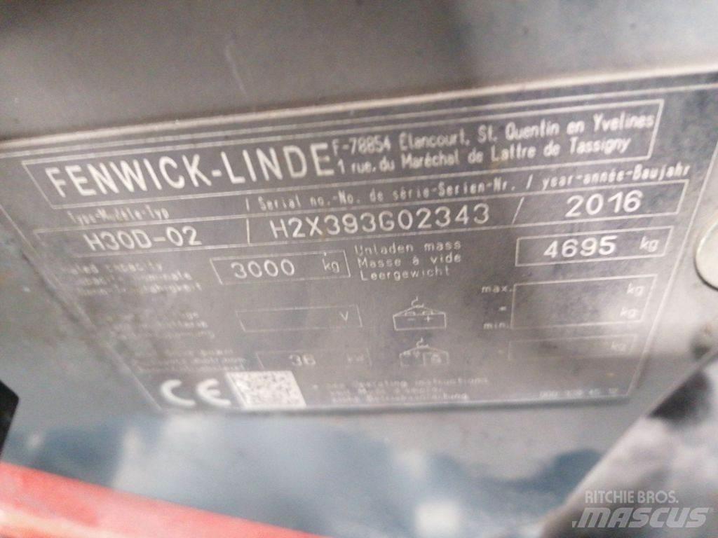 Linde H30D-02 Diesel heftrucks