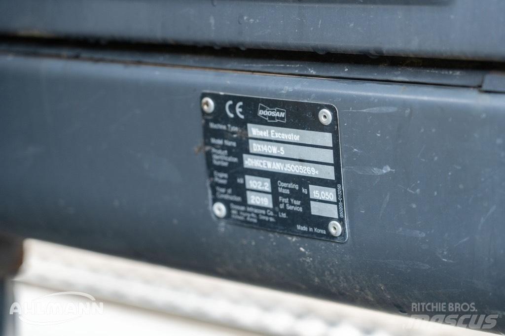Doosan DX140W-5 Wielgraafmachines