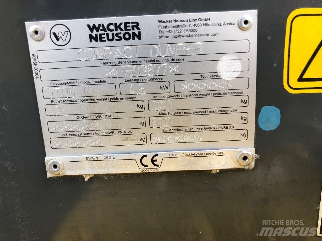 Wacker Neuson DT 05 Rupsdumpers