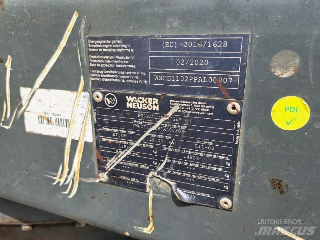 Wacker Neuson ET145 Rupsgraafmachines