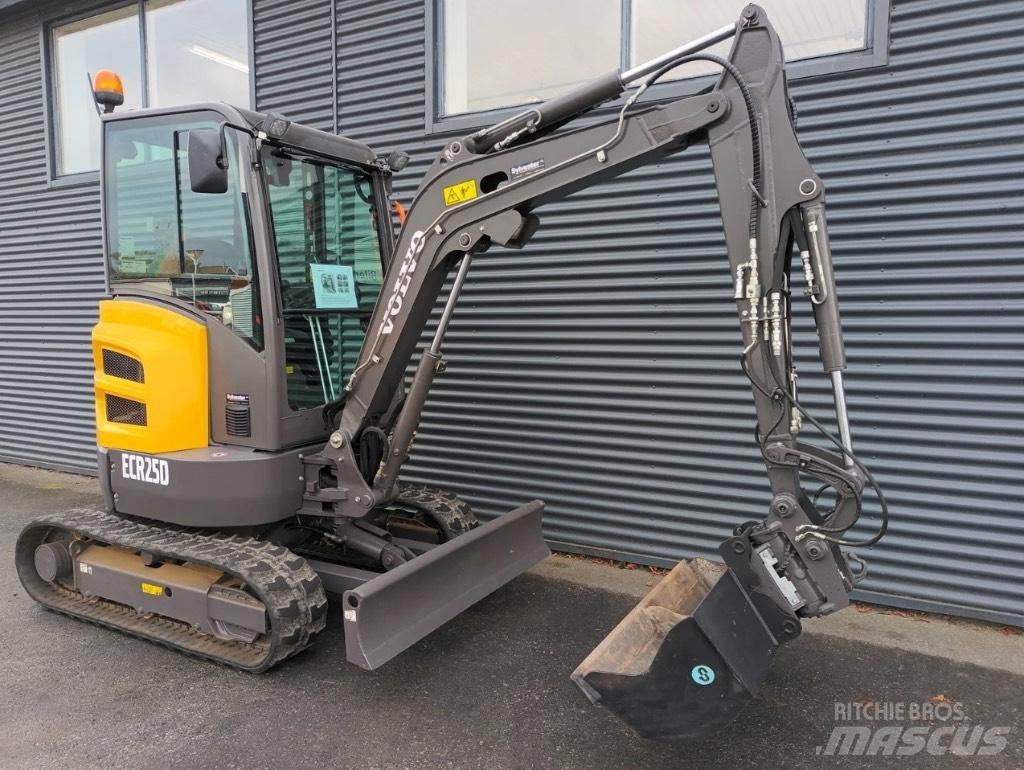 Volvo ecr25d Minigraafmachines < 7t