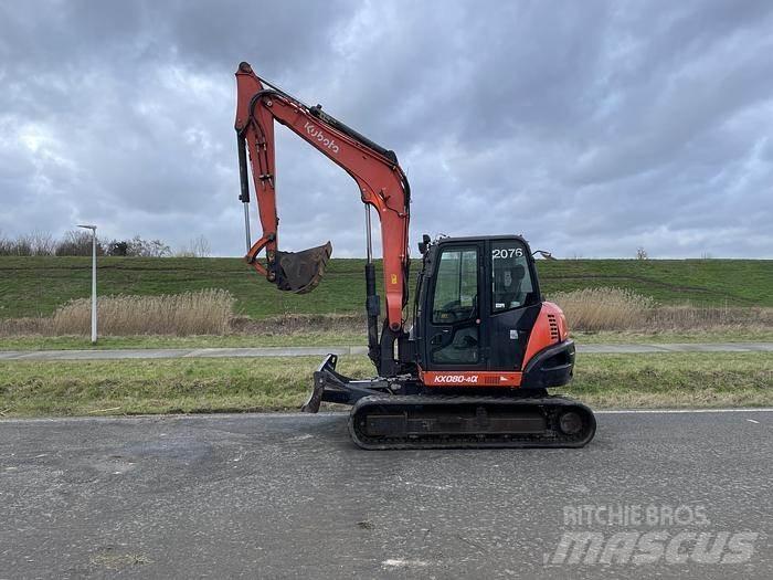 Kubota KX080-4a Midigraafmachines 7t - 12t