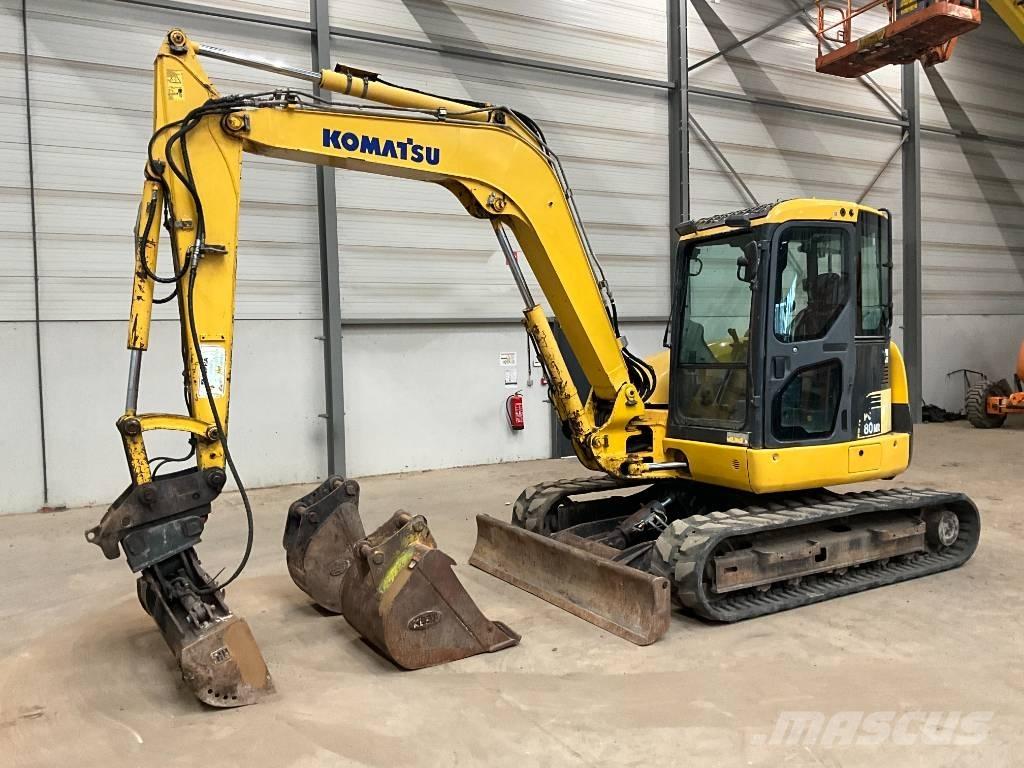 Komatsu PC 80 MR-3 Midigraafmachines 7t - 12t