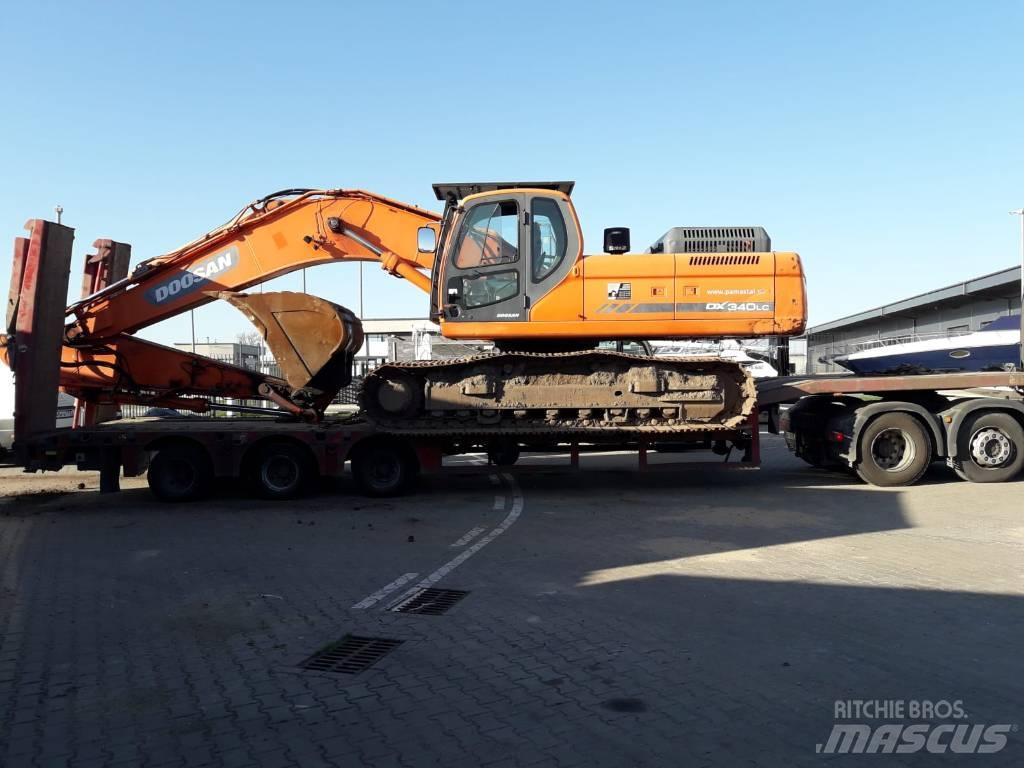 Doosan DX 340 LC Rupsgraafmachines