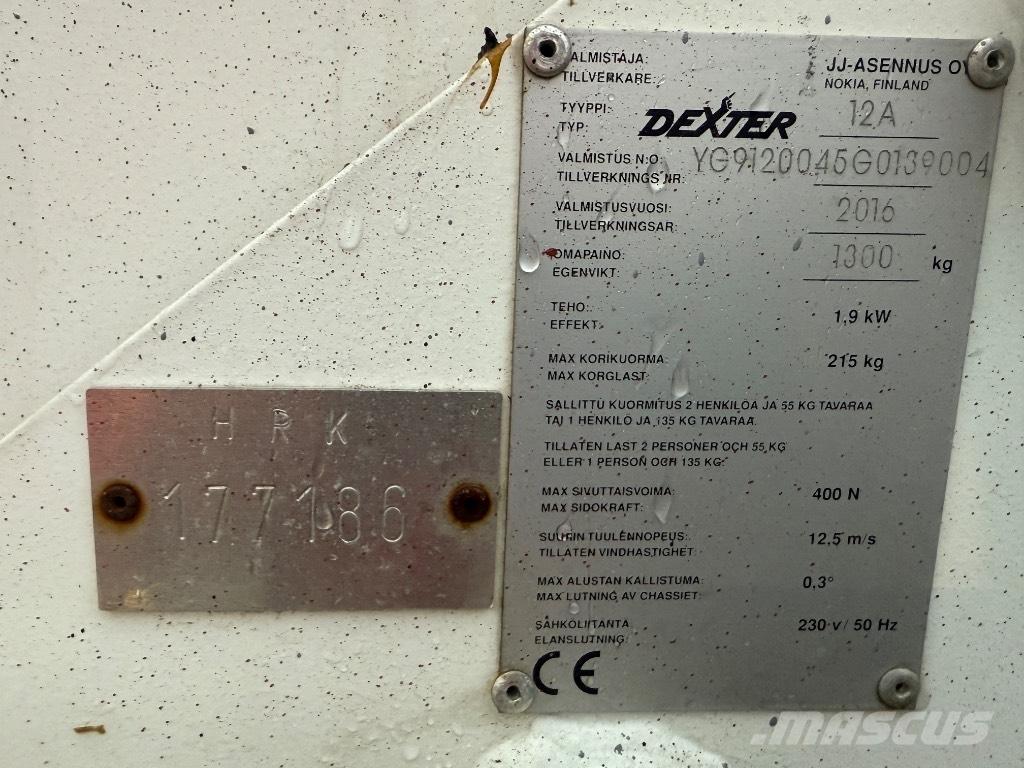 Dexter 12 A Aanhanger hoogwerkers