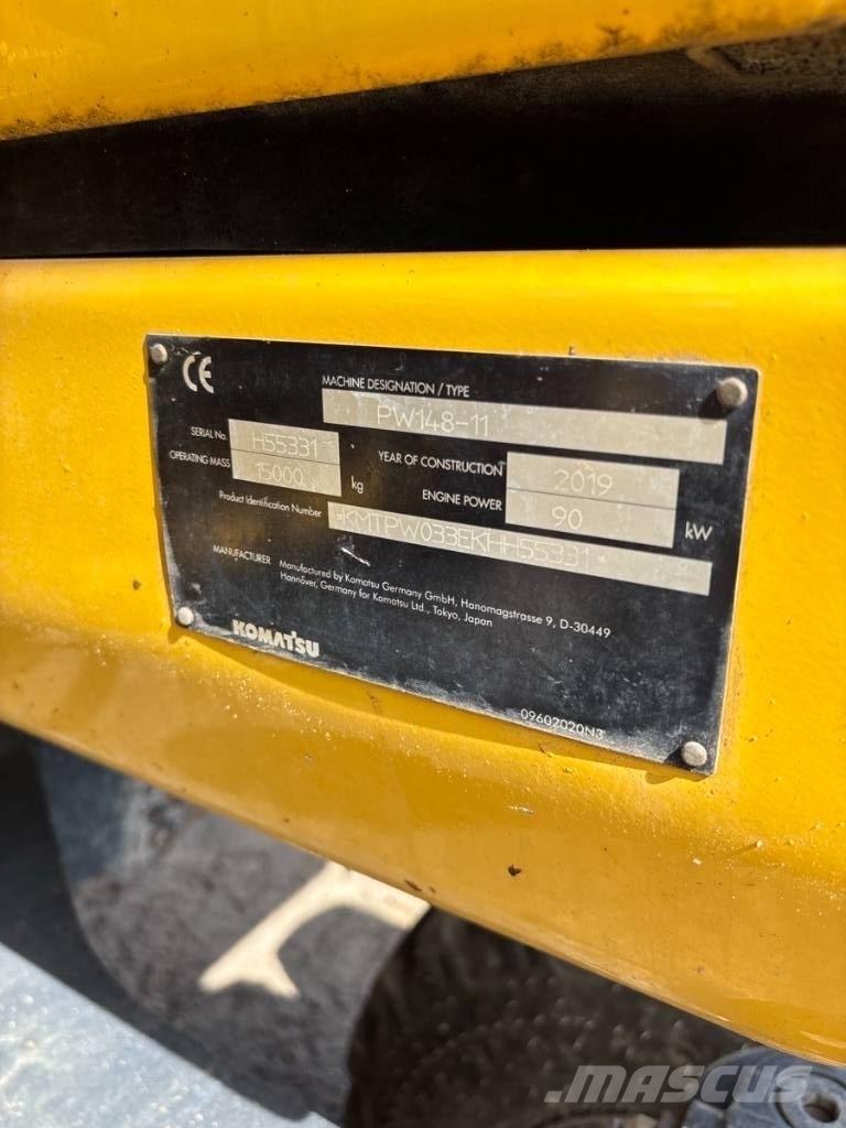 Komatsu PW 148-11 Wielgraafmachines
