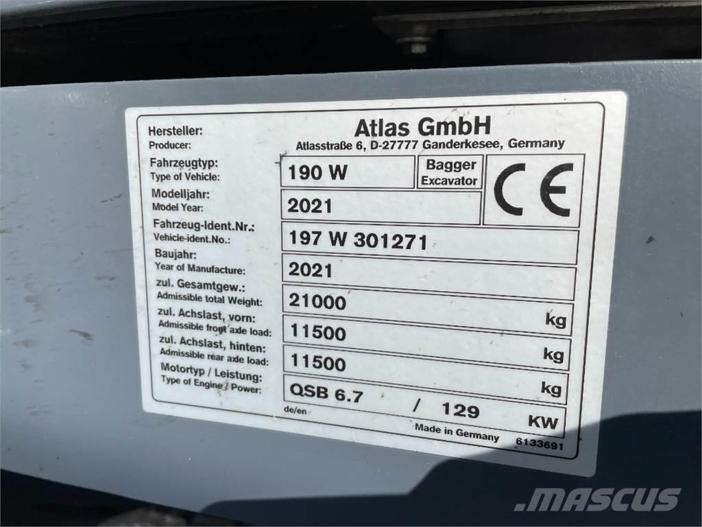 Atlas 190W Wielgraafmachines
