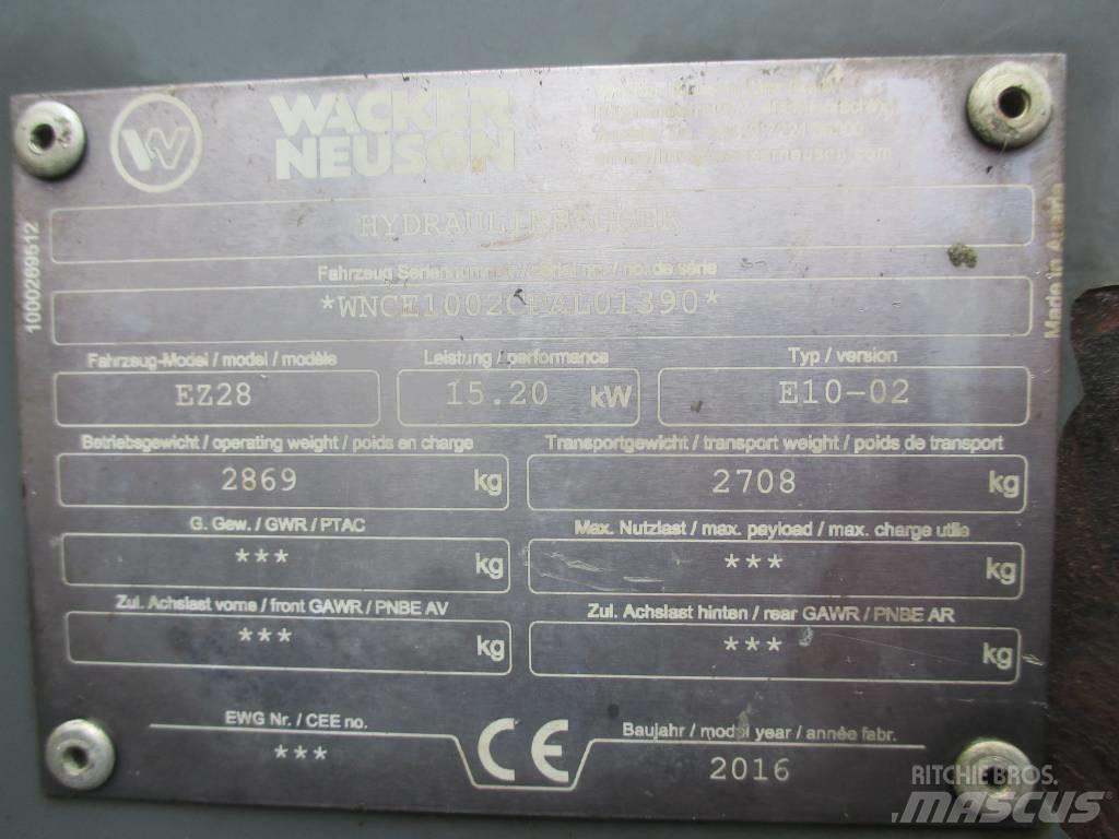 Wacker Neuson EZ 28 Minigraafmachines < 7t