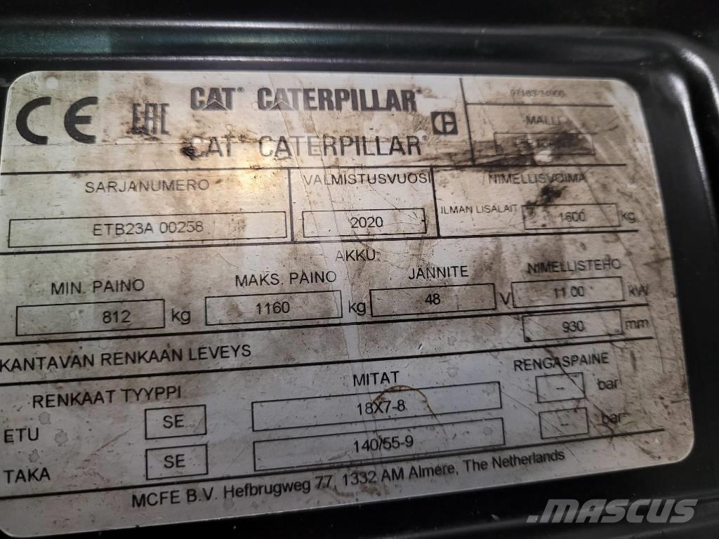 CAT EP16 ANT Elektrische heftrucks