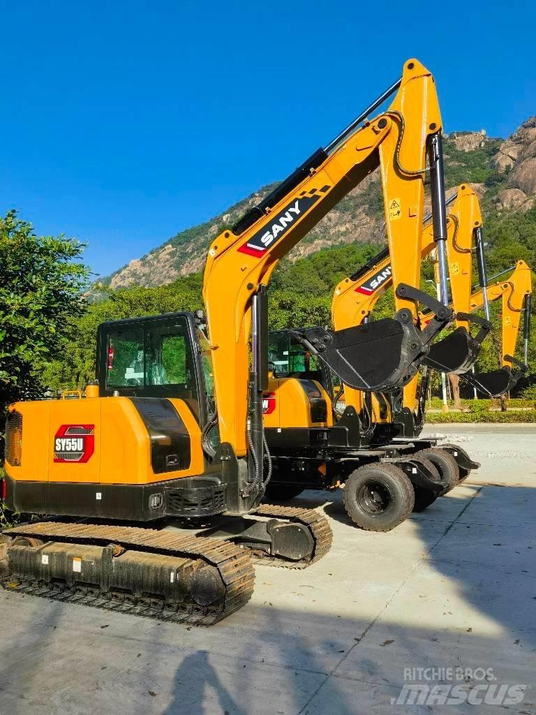 Sany sy55u Minigraafmachines < 7t