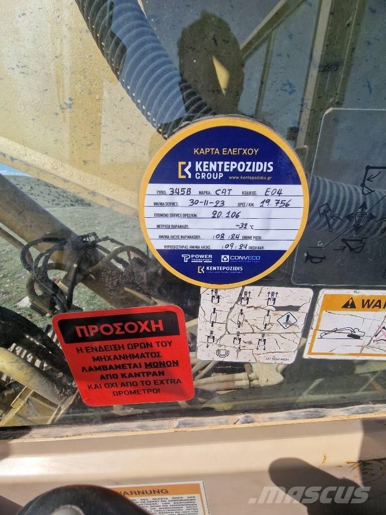 CAT 345 B L Rupsgraafmachines