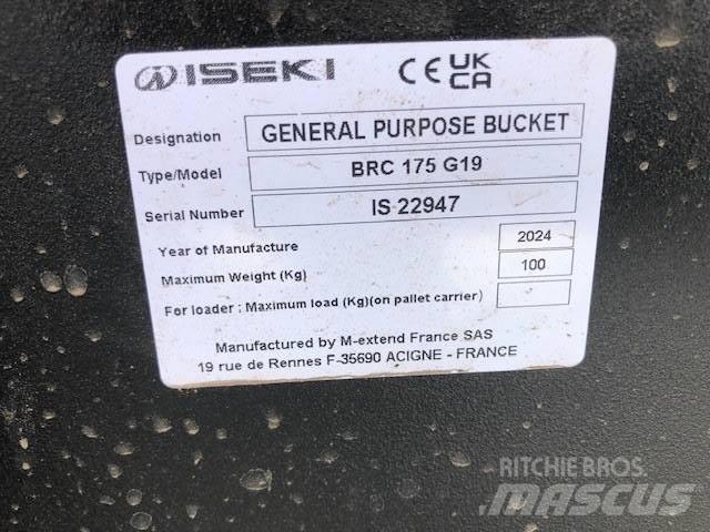 Iseki MX 1.75 BUCKET Terreinbeheermachines - overige