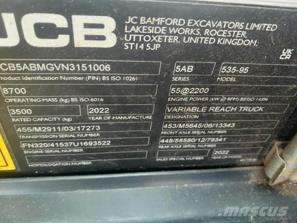 JCB 535-95 Verreikers voor landbouw