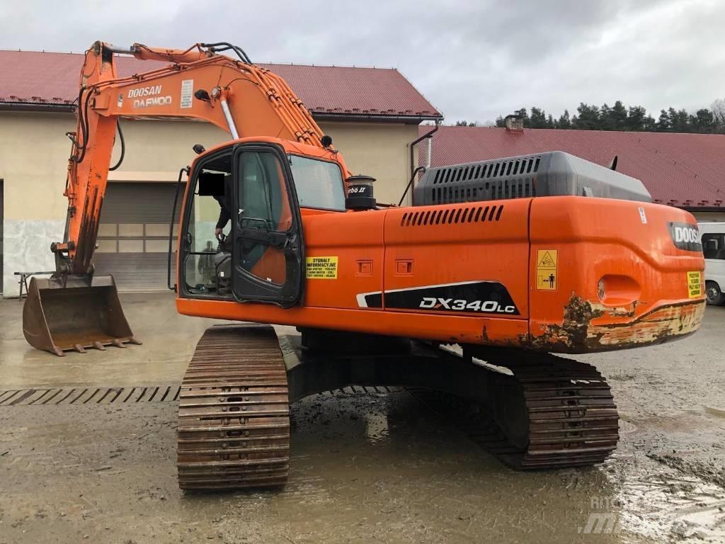 Doosan DX 340 LC Rupsgraafmachines