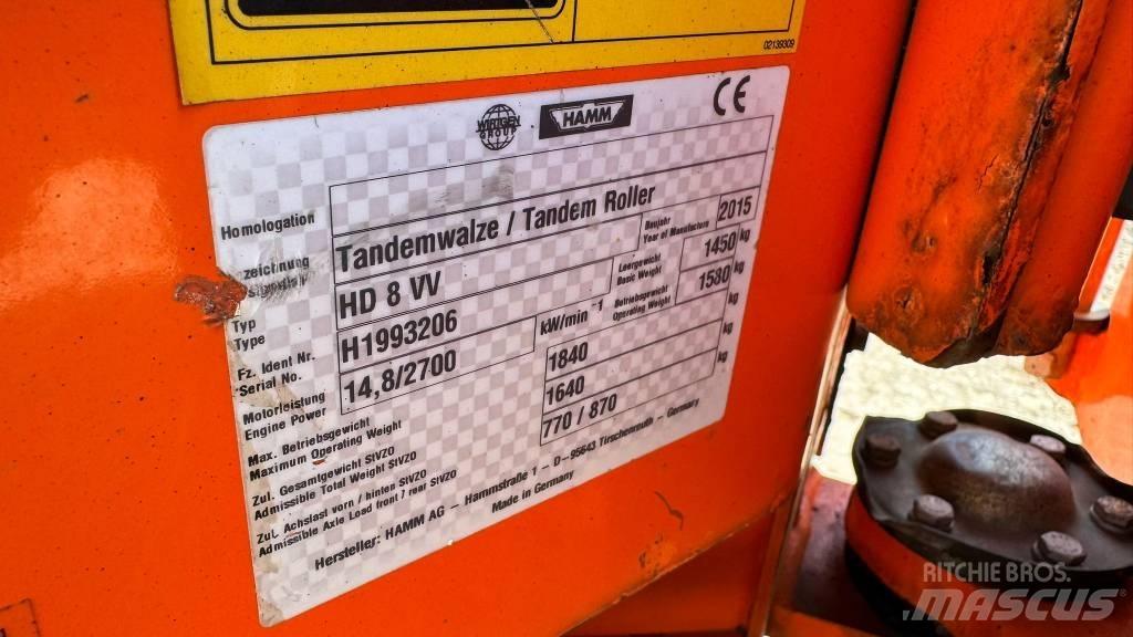 Hamm HD 8 VV Duowalsen