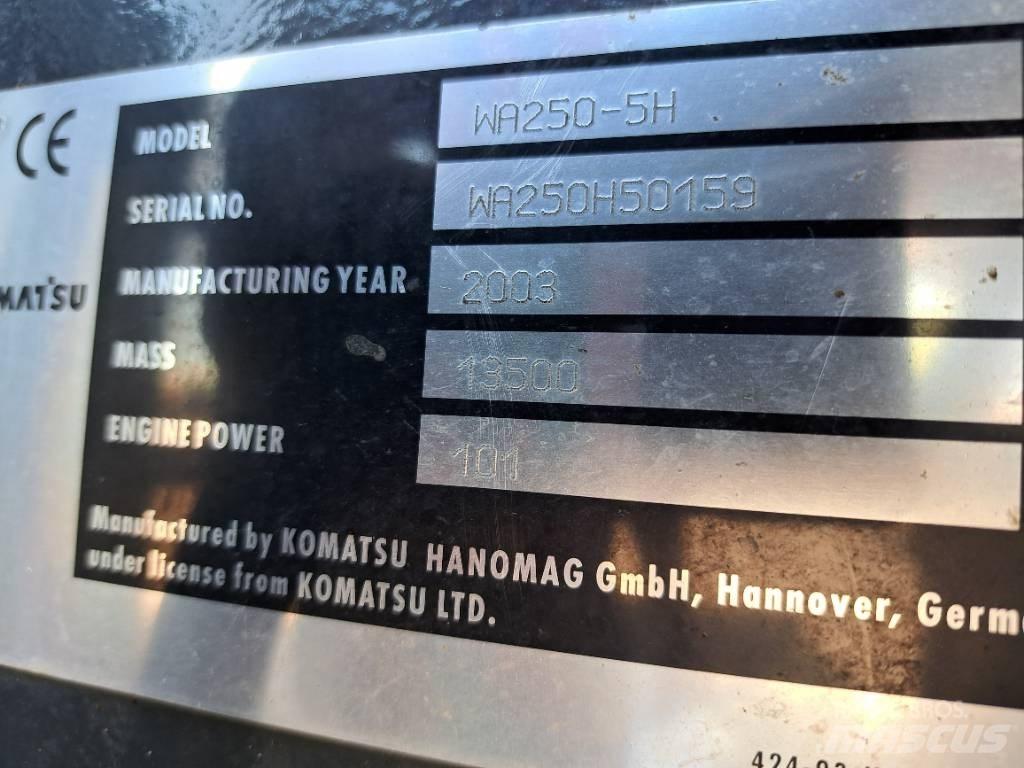 Komatsu WA 250-5H Wielladers