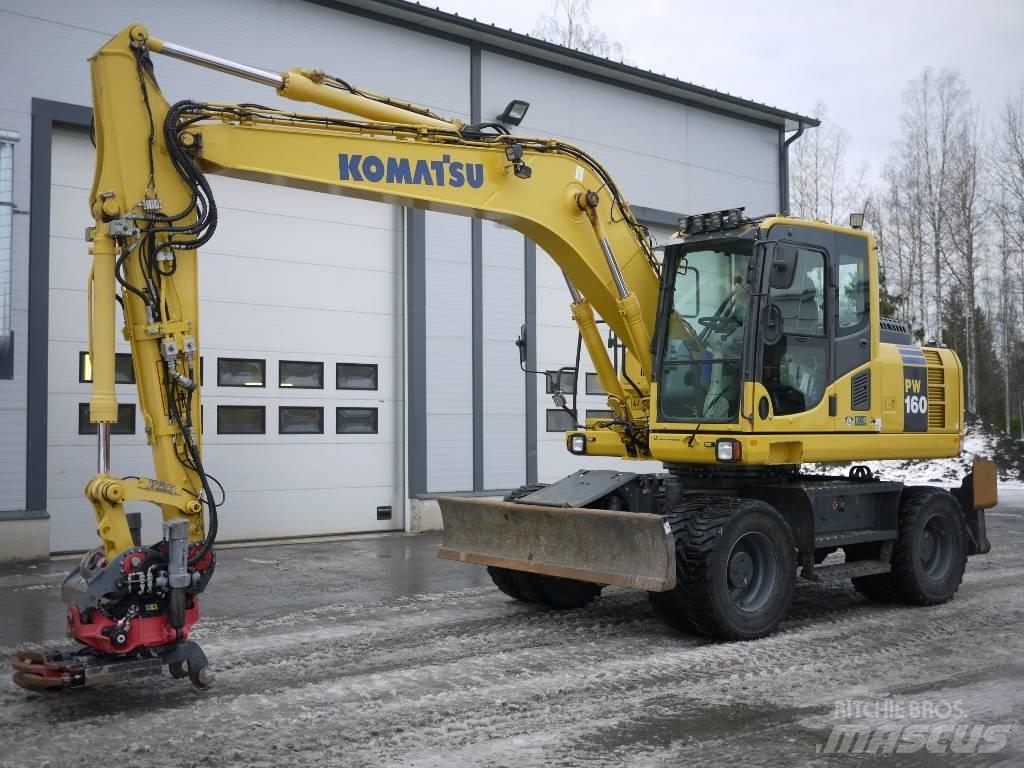 Komatsu PW 160-8 Wielgraafmachines