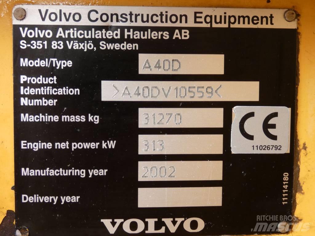 Volvo A 40 D Knik dumptrucks