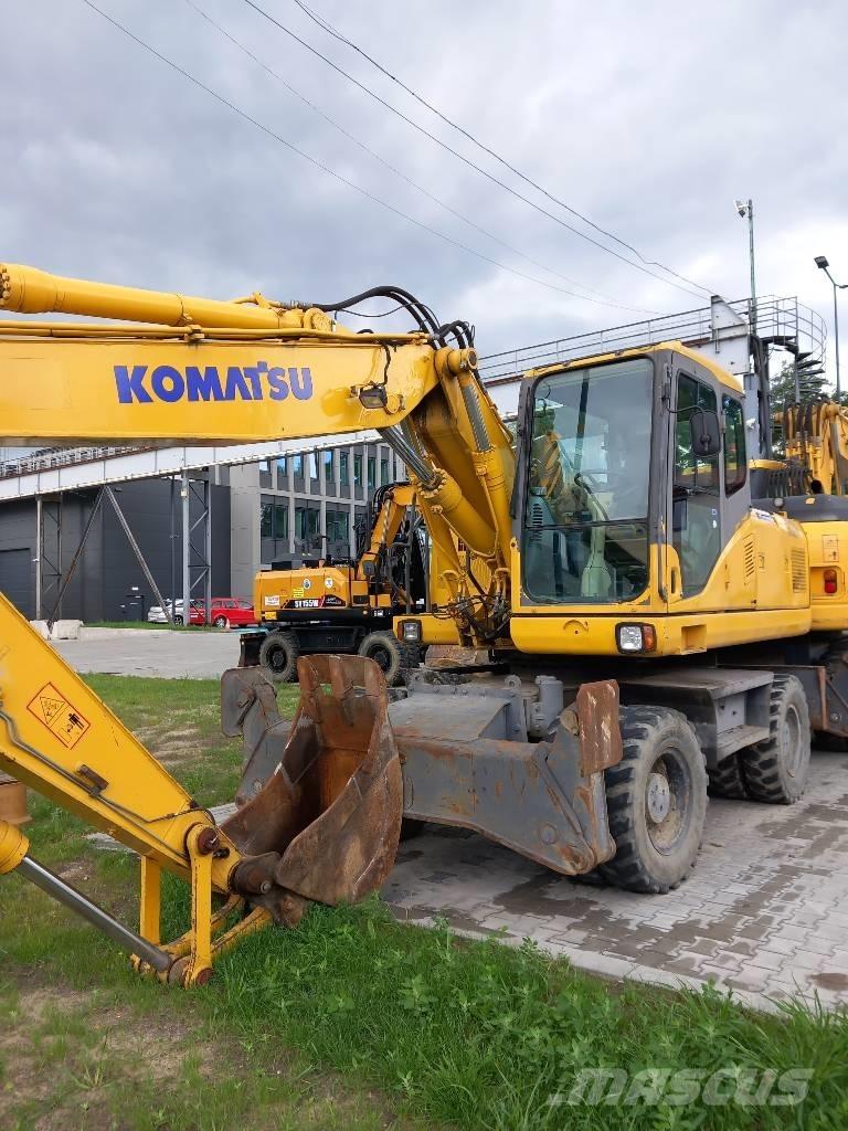 Komatsu PW 180-7EO Wielgraafmachines