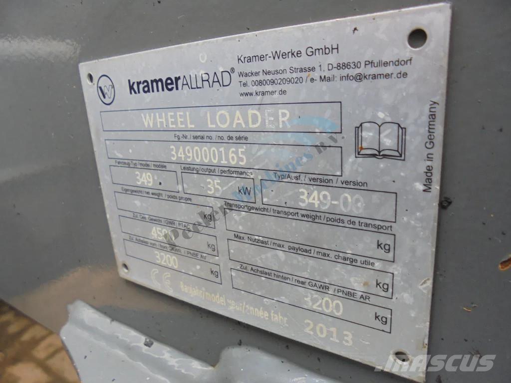 Kramer 550/349 Wielladers