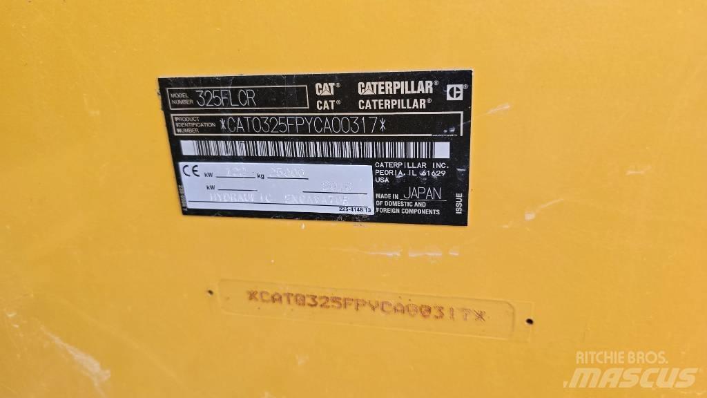 CAT 325 FL CR Rupsgraafmachines