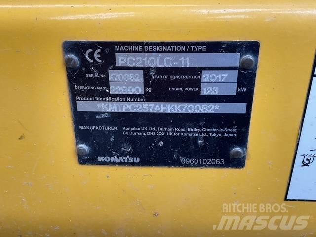 Komatsu PC210 Rupsgraafmachines