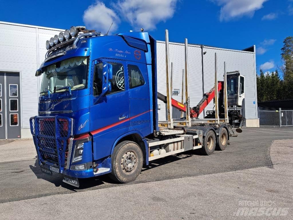 Volvo FH 16 650 6X4 Hout-Bakwagens