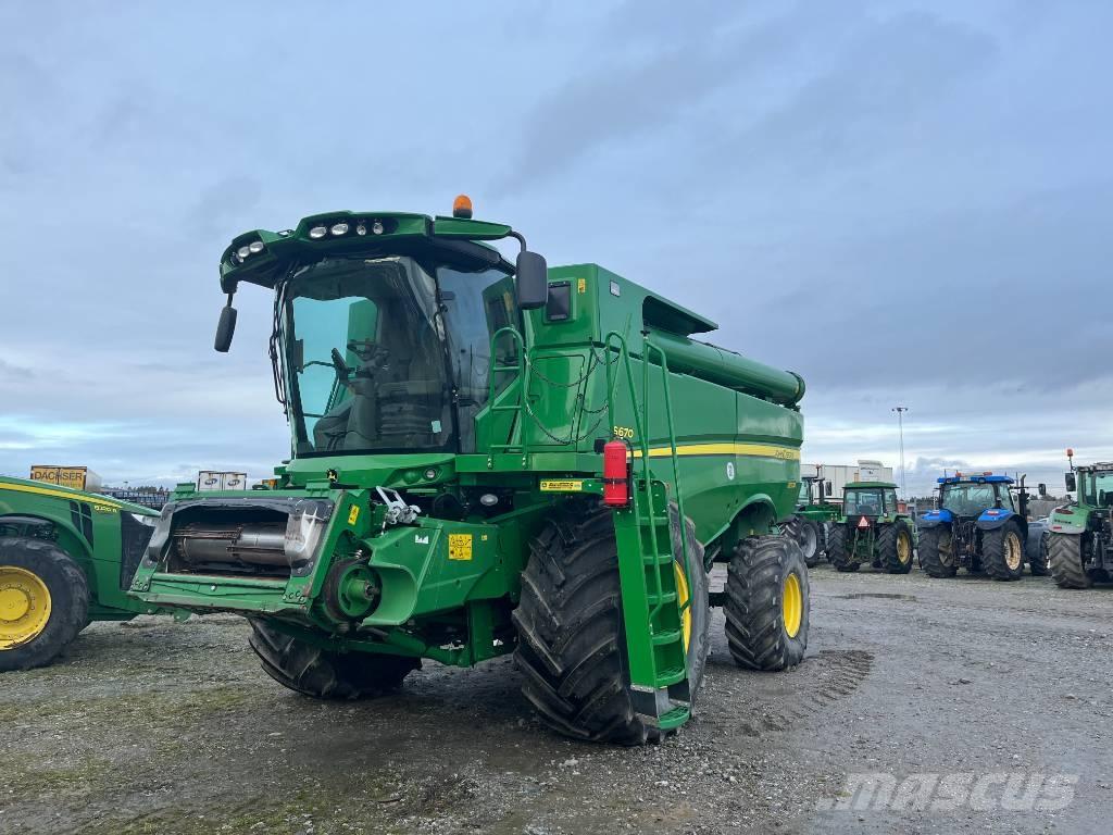John Deere S 670 Maaidorsmachines