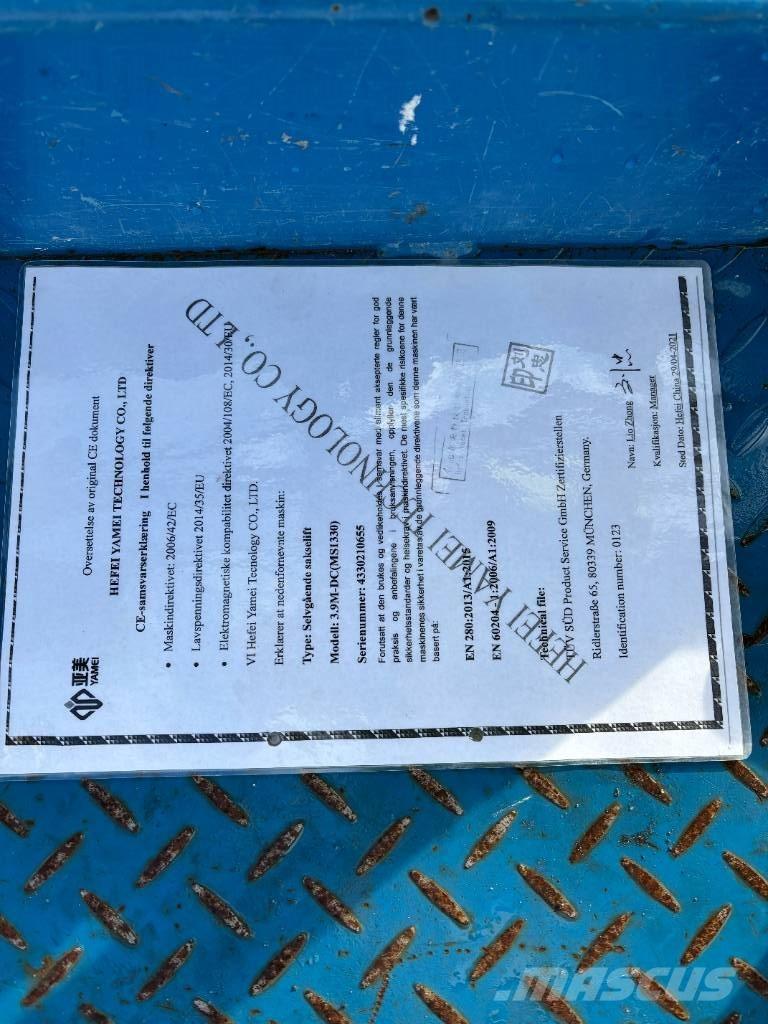 Yamei MS1330 Schaarhoogwerkers