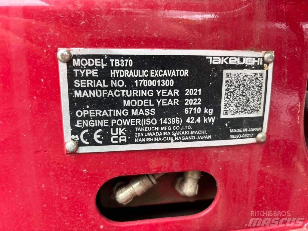 Takeuchi TB 370 Minigraafmachines < 7t