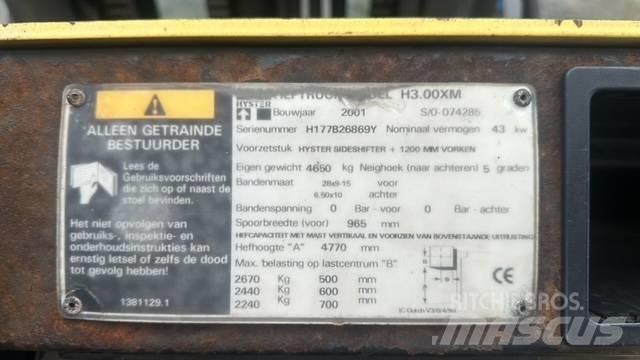 Hyster 3.00 XM Diesel heftrucks