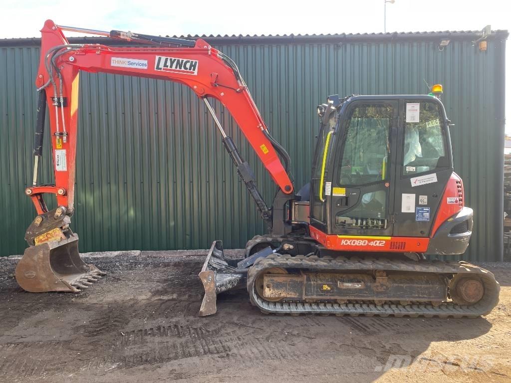 Kubota KX 080-4a2 Midigraafmachines 7t - 12t