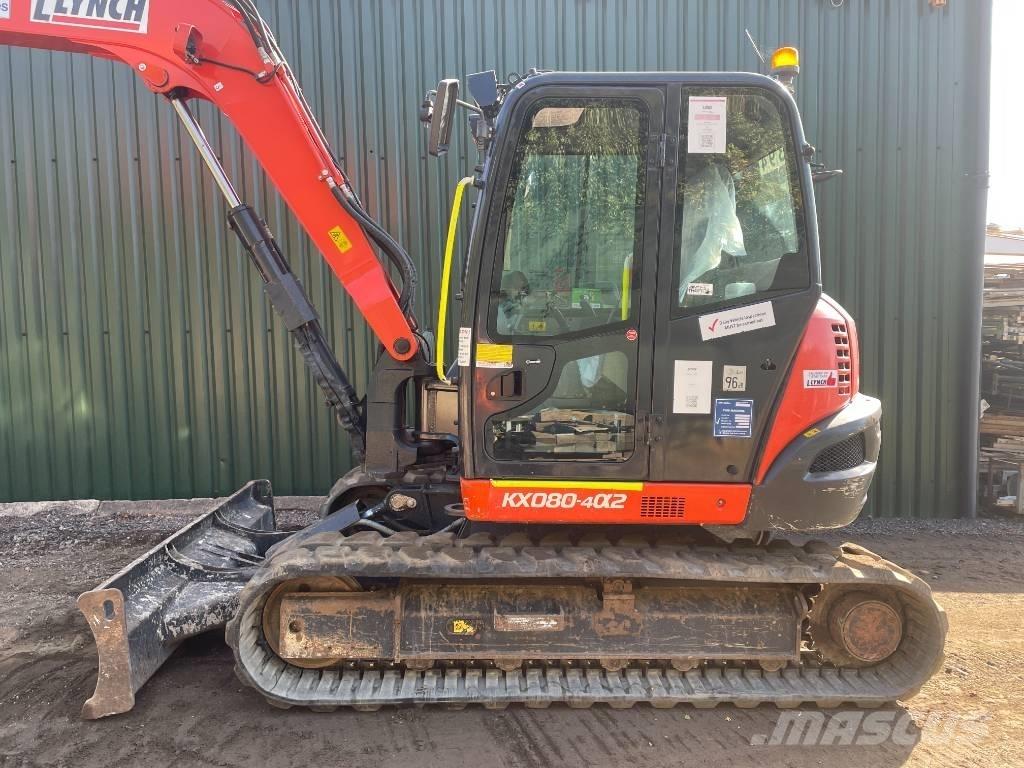 Kubota KX 080-4a2 Midigraafmachines 7t - 12t