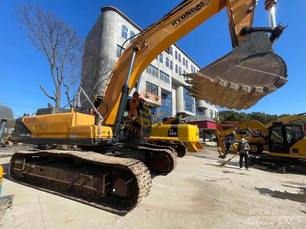 Hyundai Robex 520 VS Rupsgraafmachines