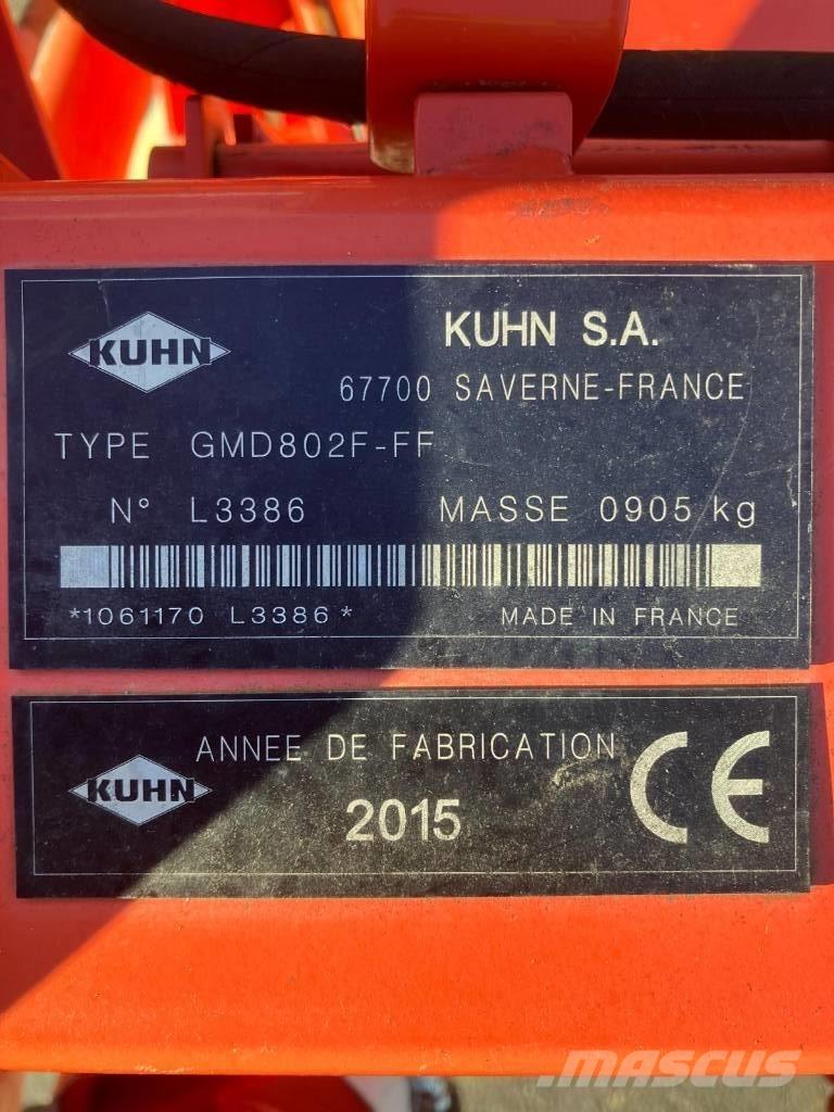 Kuhn GMD 802 F-FF Maaiers