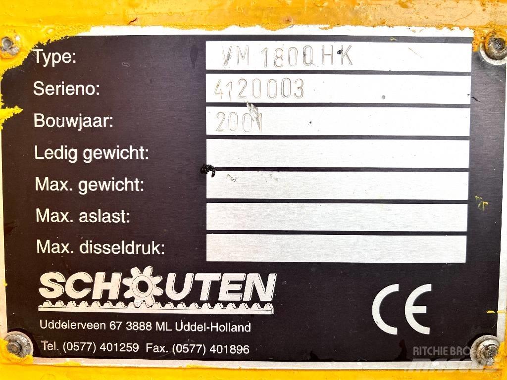 Schouten VM 1800 HK Veegmachines