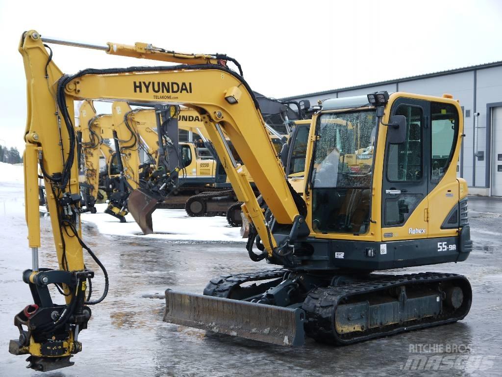 Hyundai R 55-9A Minigraafmachines < 7t