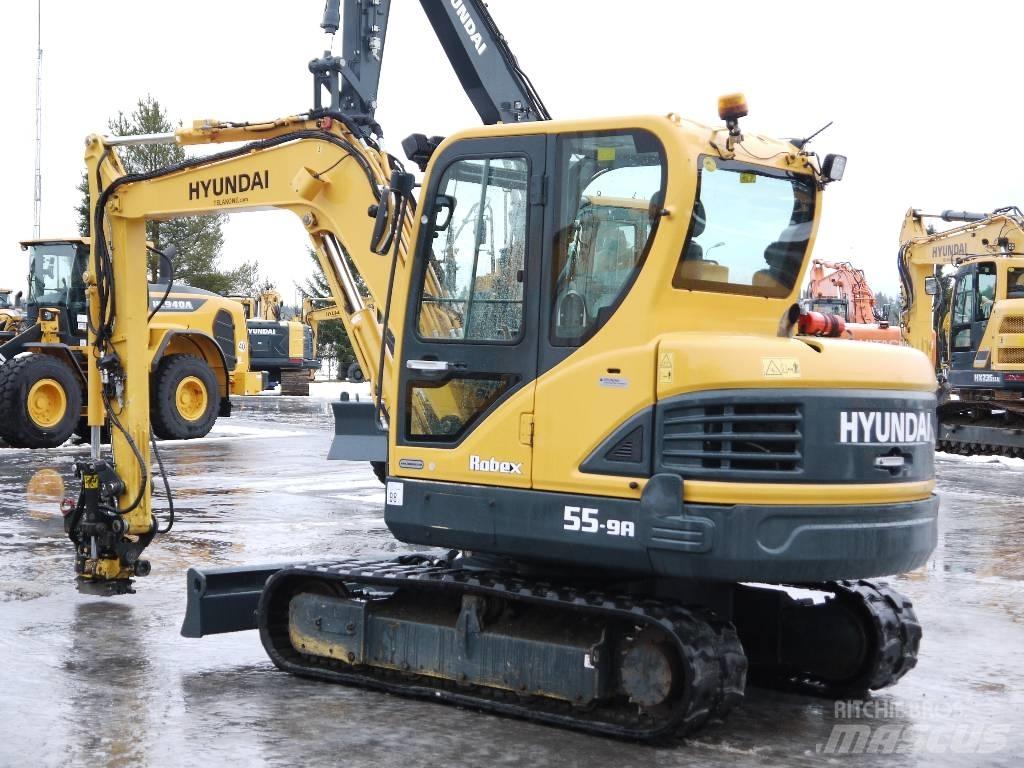Hyundai R 55-9A Minigraafmachines < 7t