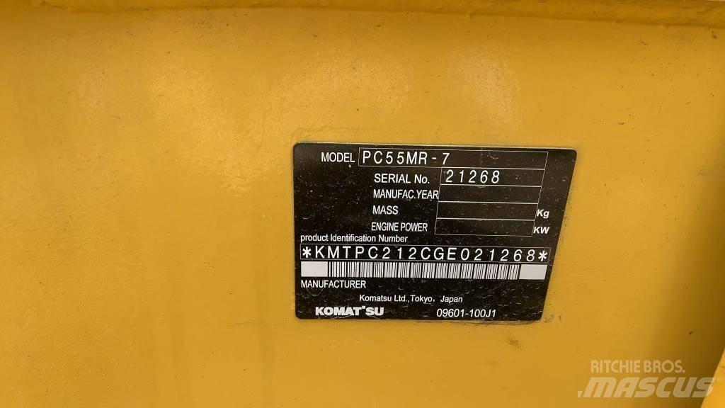 Komatsu PC 55-2 Rupsgraafmachines