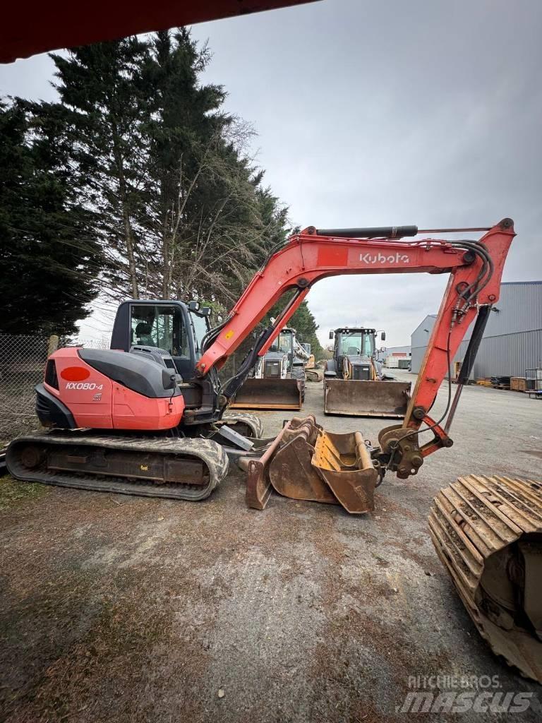 Kubota KX 80-4 A2 Midigraafmachines 7t - 12t