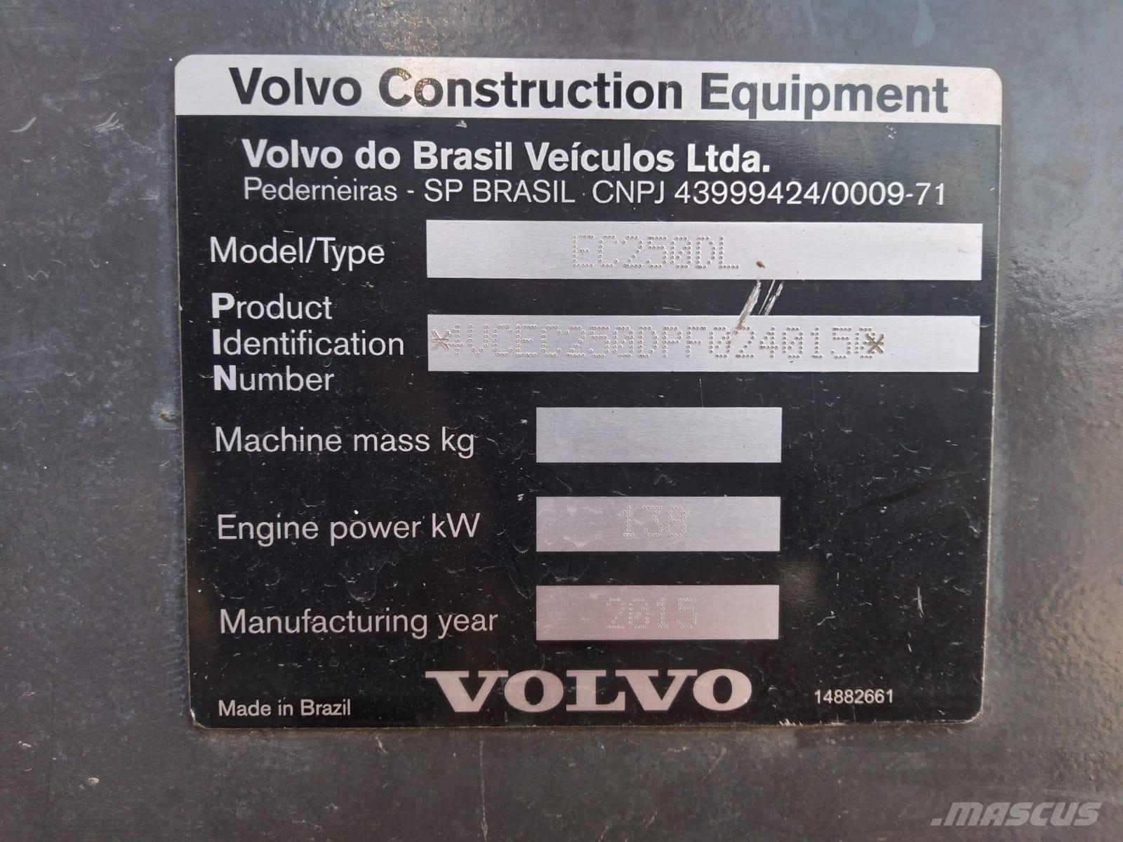 Volvo EC 250 D L Rupsgraafmachines