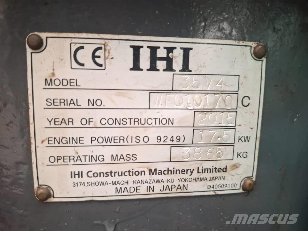 IHI 35 V4 Minigraafmachines < 7t