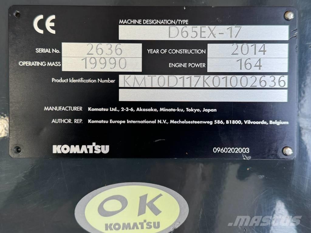 Komatsu D 65 EX-17 Rupsdozers
