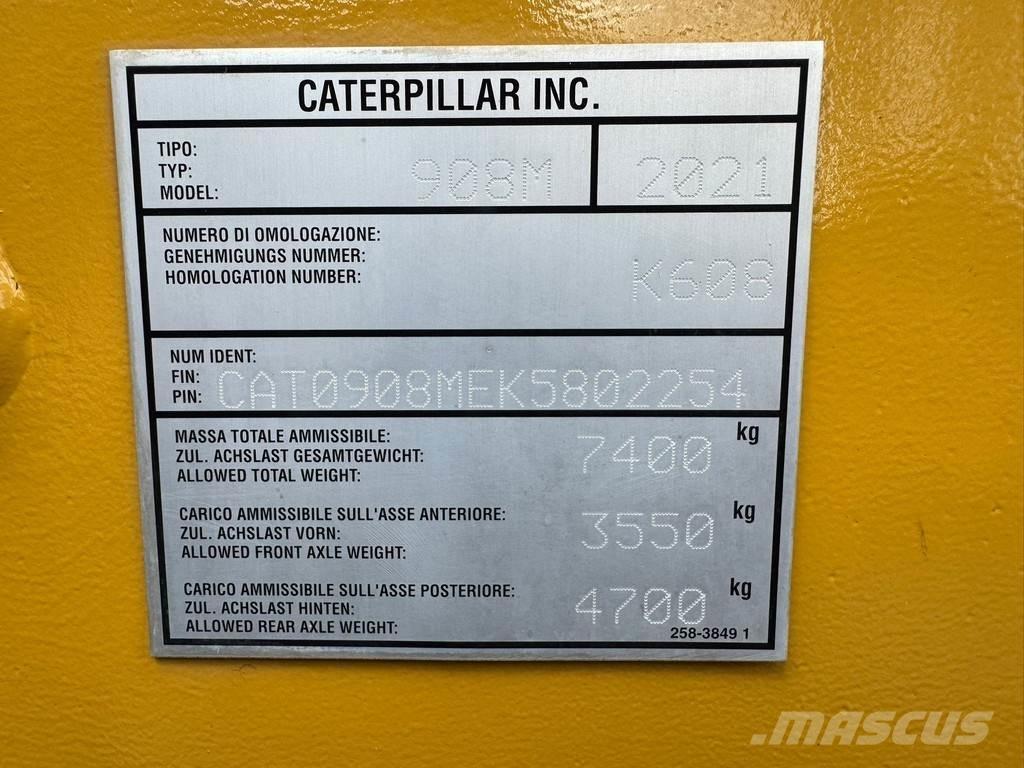 CAT 908M Wielladers