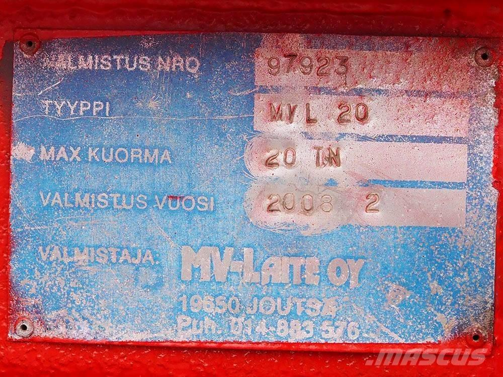 Sisu CK 16 M Containertrucks met kabelsysteem