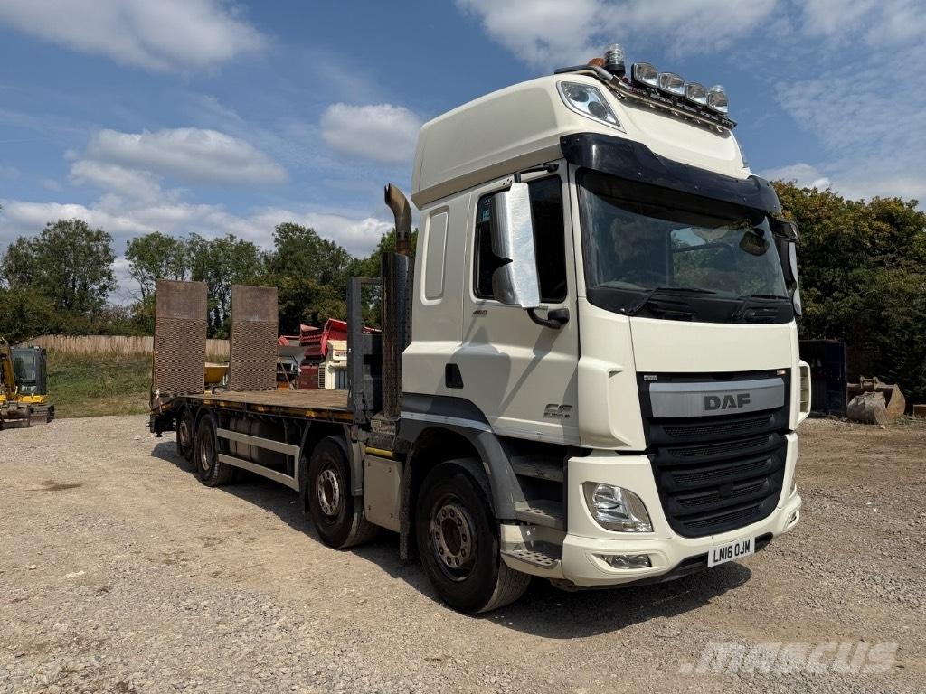 DAF CF 460 Vrachtwagen met vlakke laadvloer en lier