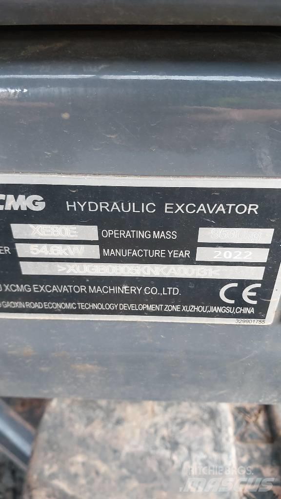 XCMG XE 80 E Midigraafmachines 7t - 12t