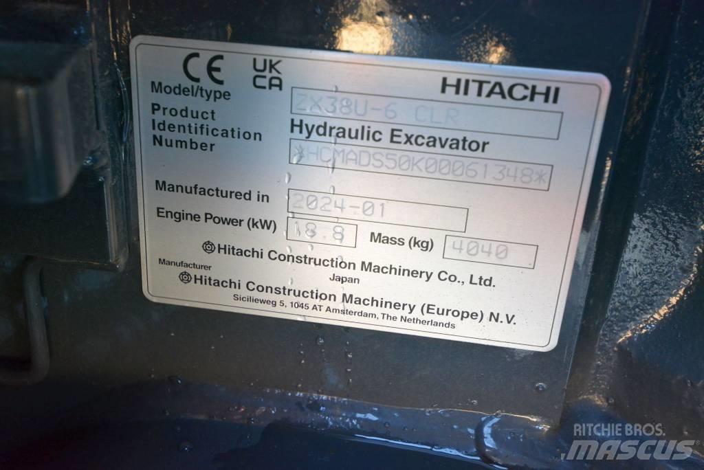 Hitachi ZX 38 U-6 Minigraafmachines < 7t