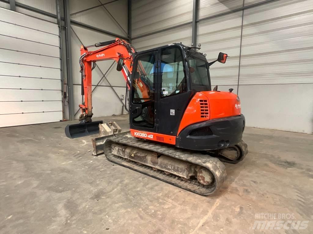 Kubota KX 080-4 A Midigraafmachines 7t - 12t