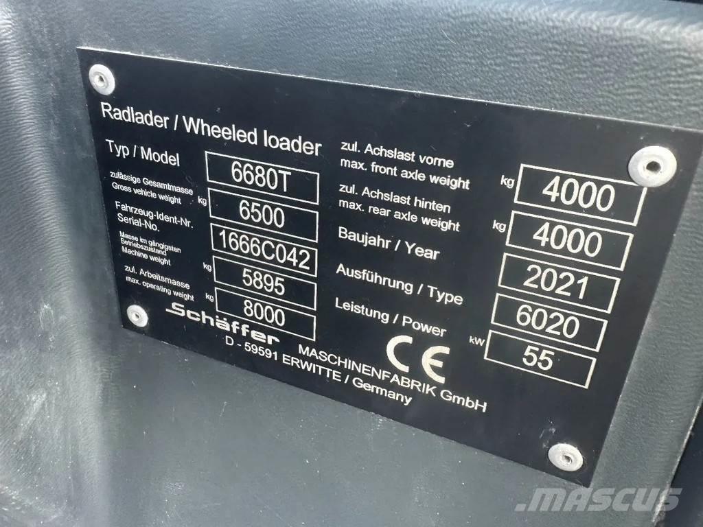 Schäffer 6080T Telescopische wielladers